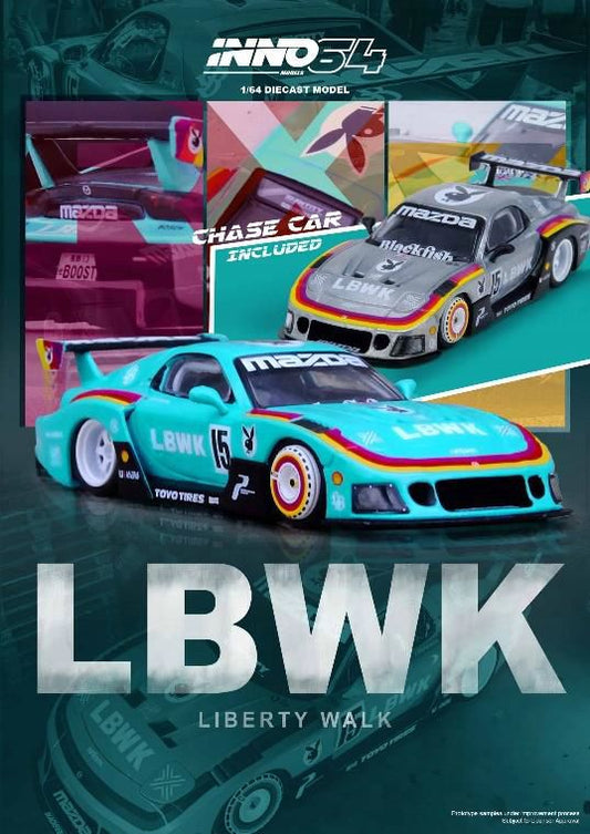 [ Back-order ] INNO Models IN64-LBWK-RX7-03 1:64 Mazda RX7 FD3S LB-WORKS Super Silhouette model car