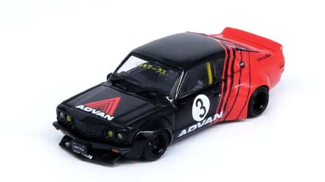 [ Back-order ] INNO Models IN64-LBWKRX3-02 1:64 Mazda RX3 SAVANNA LB-WORKS ADVAN LIVERY model car