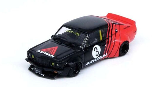 [ Back-order ] INNO Models IN64-LBWKRX3-02 1:64 Mazda RX3 SAVANNA LB-WORKS ADVAN LIVERY model car