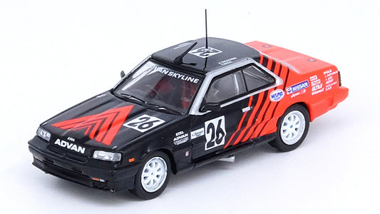 [ Back-order ]  INNO Models IN64-R30-AD87 1:64 Skyline 2000 Turbo RS-X DR30 #26 "ADVAN" JTC 1987 model car