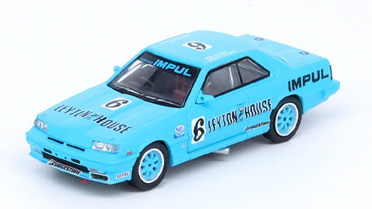 [ Back-order ]  INNO Models IN64-R30-LH87 1:64 Skyline 2000 Turbo RS-X DR30 #6 "LEYTON HOUSE" JTC 1987 model car