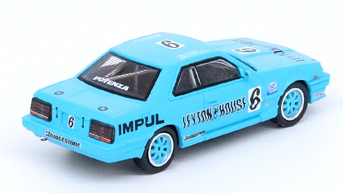 [ Back-order ]  INNO Models IN64-R30-LH87 1:64 Skyline 2000 Turbo RS-X DR30 #6 "LEYTON HOUSE" JTC 1987 model car