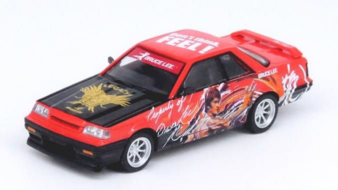 [ Back-order ]  INNO Models IN64-R31-BRUCELEE 1:64 Skyline GTS-R (R31) "Bruce Lee" Red