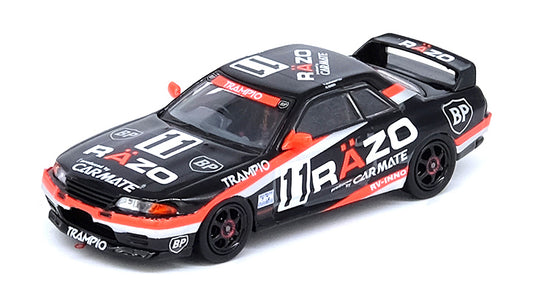 [ Back-order ]  INNO Models IN64-R32-RAZO 1:64 Skyline GT-R R32 #11 "RAZO TAMPIO" Super N1 Endurance 1994 model car