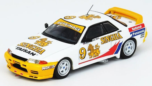 [ Back-order ]  INNO Models IN64-R32-SIN92 1:64 Skyline GT-R R32 #9 "SINGHA" model car