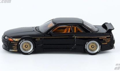 [ Back-order ] INNO Models IN64-R32P-BL 1:64 Skyline GT-R R32 Pandem Black