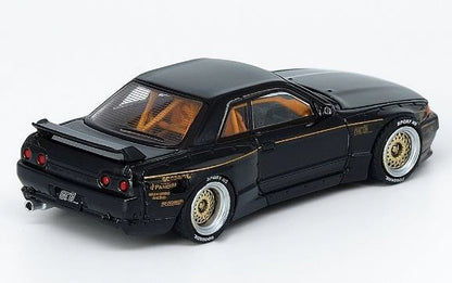 [ Back-order ] INNO Models IN64-R32P-BL 1:64 Skyline GT-R R32 Pandem Black