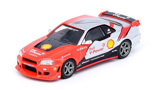 [ Back-order ]  INNO Models IN64-R34-SHELL 1:64 Skyline R34 GTT Drift Car "SHELL" 2022 model car