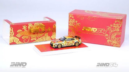 [ Back-order ] INNO Models IN64-R35-CNY24 1:64 Nissan GT-R (R35) "Year Of The Dragon" Chinese New Year 2024 Limited Edition