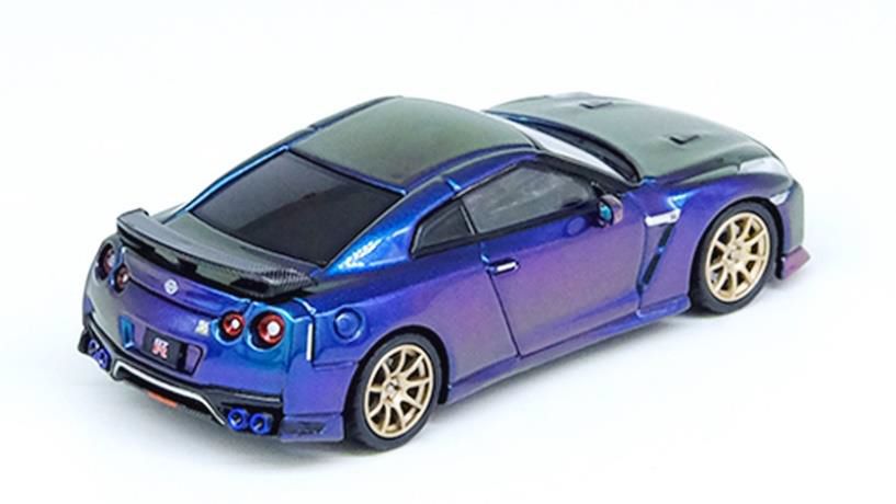 [ Back-order ] INNO Models IN64-R35TS-MP 1:64 Nissan GT-R (R35) T-SPEC Midnight Purple