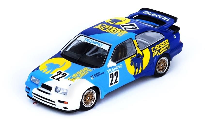 [ Back-order ] INNO Models IN64-RS500-PT 1:64 Ford Sierra RS500 Cosworth #22 "PIUMINI TRAMPIO" JTC Fuji Inter-Tec 500Km 1988 winner k.Niedzwiedz/H.Yokoshima