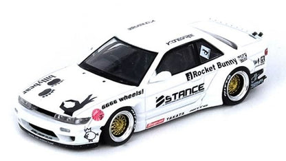 IN64-S13V2-WHI INNO MODELS 1:64 Nissan Silvia S13 (V2) PANDEM / Rocket Bunny White