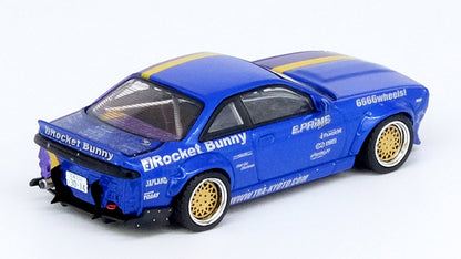 [ Back-order ]  INNO Models IN64-S14B-TOMOSAN 1:64 Nissan Silvia S14 "Rocket Buuny Boss" Tomonori Idekawa model car