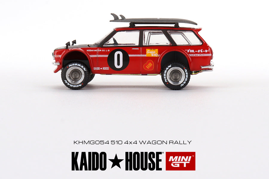 [ Back-order ] TSM MINI-GT KHMG054 1:64 Datsun KAIDO 510 Wagon Kaido GT Surf Safari RS V2 RHD model car