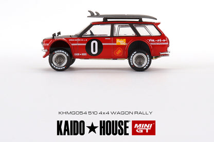 [ Back-order ] TSM MINI-GT KHMG054 1:64 Datsun KAIDO 510 Wagon Kaido GT Surf Safari RS V2 RHD model car