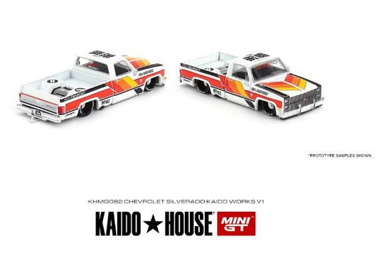 KHMG082 TSM MINI-GT 1:64 Chevrolet Silverado KAIDO WORKS V1 LHD