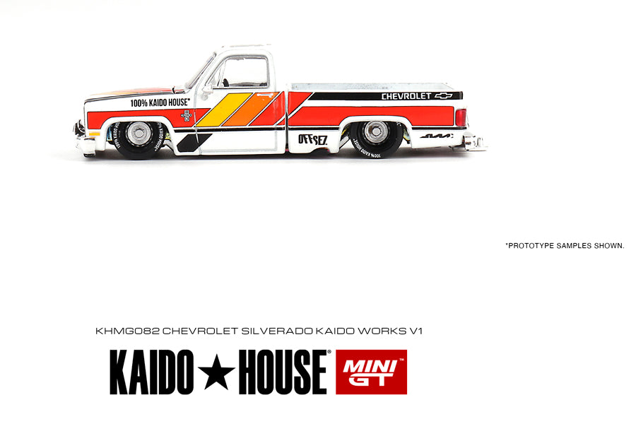 [ Back-order ] TSM MINI-GT KHMG082 1:64 Chevrolet Silverado KAIDO WORKS V1 LHD model car