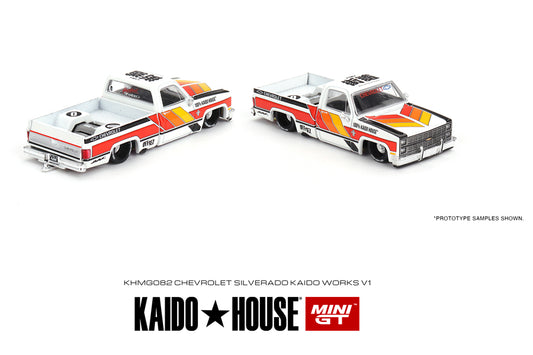 [ Back-order ] TSM MINI-GT KHMG082 1:64 Chevrolet Silverado KAIDO WORKS V1 LHD model car