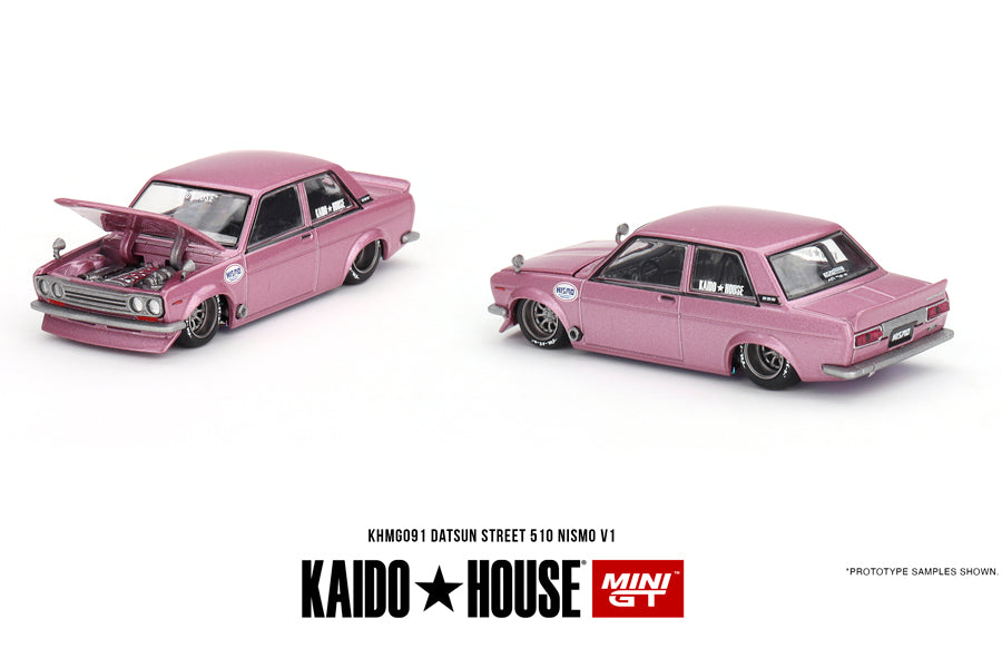 [ Back-order ] TSM MINI-GT KHMG091 1:64 Datsun Street KAIDO 510 NISMO V1 LHD model car