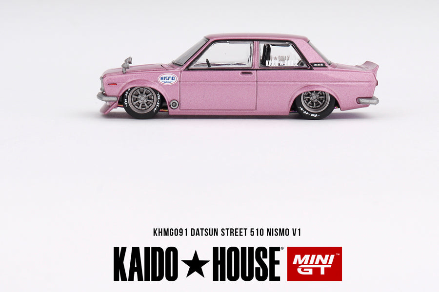 [ Back-order ] TSM MINI-GT KHMG091 1:64 Datsun Street KAIDO 510 NISMO V1 LHD model car