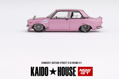[ Back-order ] TSM MINI-GT KHMG091 1:64 Datsun Street KAIDO 510 NISMO V1 LHD model car