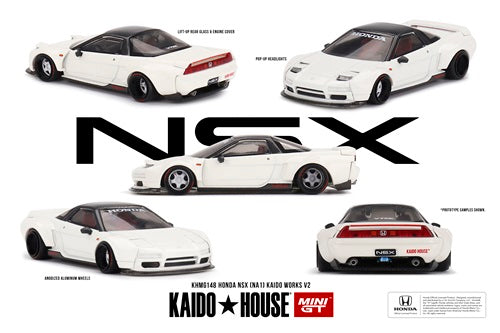 [ Back-order ] TSM MINI-GT KHMG148 1:64 Honda NSx NA1 KAIDO WORKS V2 LHD model car