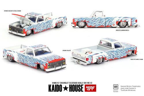 [ Back-order ] TSM MINI-GT KHMG157 1:64 Chevrolet Silverado Dury Fire V2 LHD model car