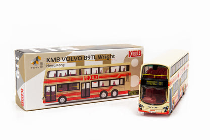 [ Back-order ] Tiny KMB2018086 1:110 Tiny City No.118 Volvo B9TL KMB Wright 80th logo VMD1 Livery model car