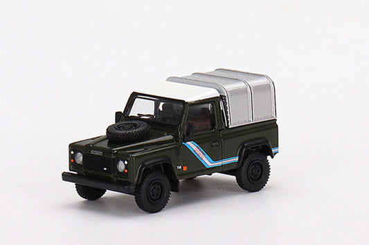 [ Back-order ] TSM MINI-GT MGT00402-L 1:64 Land Rover Defender 90 Pickup Bronze Green LHD model car