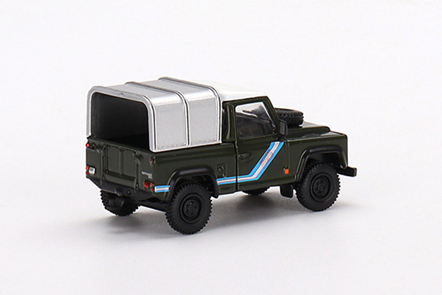 [ Back-order ] TSM MINI-GT MGT00402-L 1:64 Land Rover Defender 90 Pickup Bronze Green LHD model car