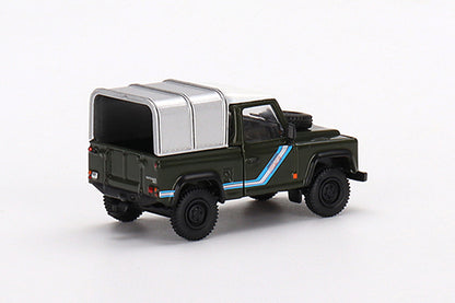 [ Back-order ] TSM MINI-GT MGT00402-L 1:64 Land Rover Defender 90 Pickup Bronze Green LHD model car