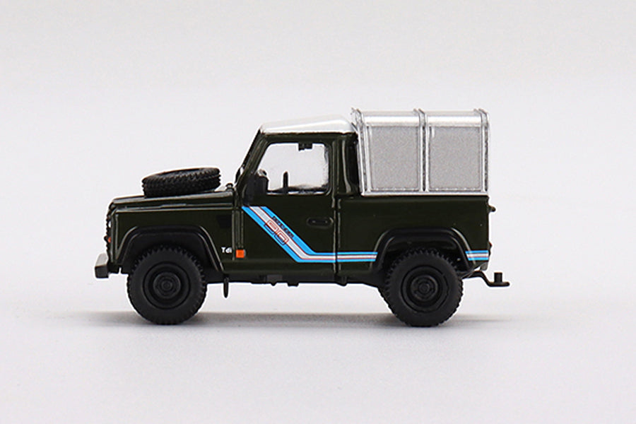 [ Back-order ] TSM MINI-GT MGT00402-L 1:64 Land Rover Defender 90 Pickup Bronze Green LHD model car