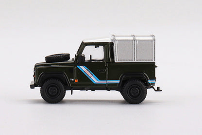 [ Back-order ] TSM MINI-GT MGT00402-L 1:64 Land Rover Defender 90 Pickup Bronze Green LHD model car