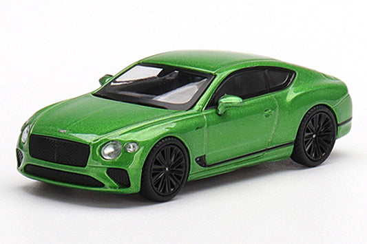 [ Back-order ] TSM MINI-GT MGT00473-R 1:64 Bentley Continental GT Speed 2022 Apple Green RHD model car