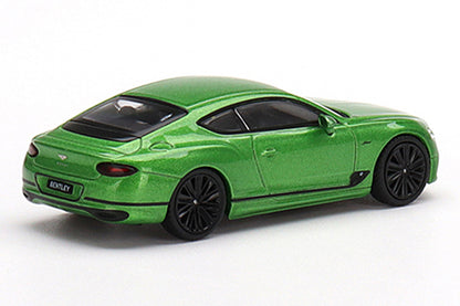 [ Back-order ] TSM MINI-GT MGT00473-R 1:64 Bentley Continental GT Speed 2022 Apple Green RHD model car