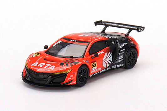 [ Back-order ] TSM MINI-GT MGT00485-L 1:64 Honda NSX GT3 EVO22 SUPER GT Series 2022 #55 ARTA LHD model car