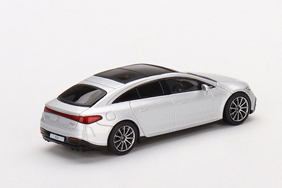 [ Back-order ] TSM MINI-GT MGT00508-L 1:64 Mercedes-Benz EQS 580 4MATIC Silver Metallic LHD model car
