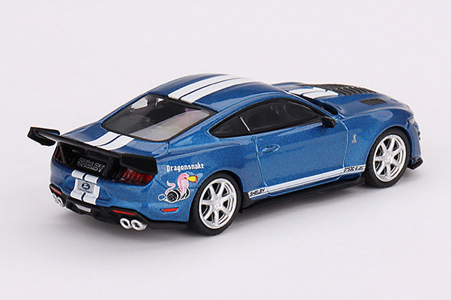 [ Back-order ] TSM MINI-GT MGT00568-L 1:64 Shelby GT500 Dragon Snake Concept Ford Performance Blue LHD model car