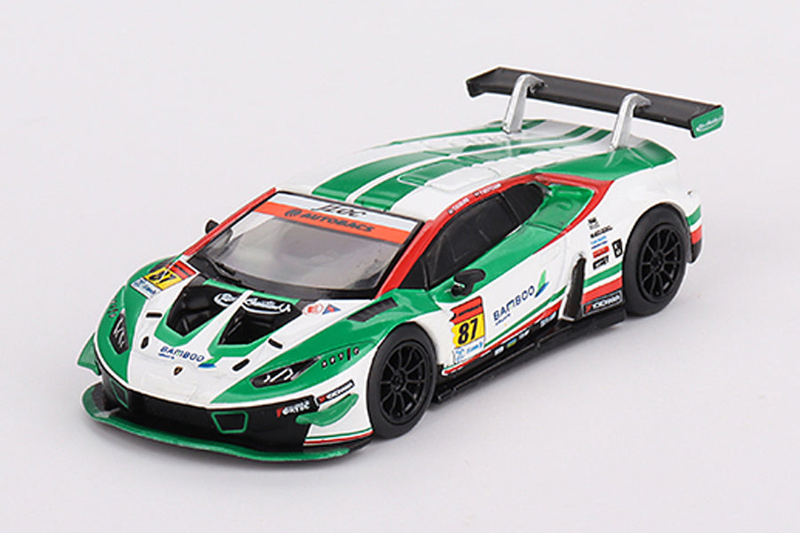 [ Back-order ] TSM MINI-GT MGT00571-L 1:64 Lamborghini Huracan GT3 EVO SUPER GT Series 2022 #87 JLOC LHD model car