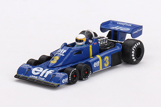 [ Back-order ] TSM MINI-GT MGT00583-L 1:64 Tyrrell P34 Swedish GP 1976 Winner #3 Jody Scheckter model car