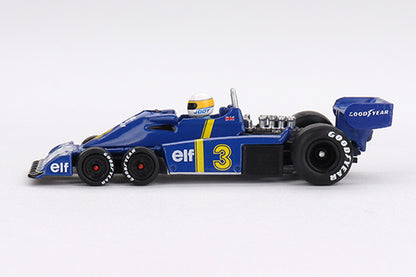 [ Back-order ] TSM MINI-GT MGT00583-L 1:64 Tyrrell P34 Swedish GP 1976 Winner #3 Jody Scheckter model car