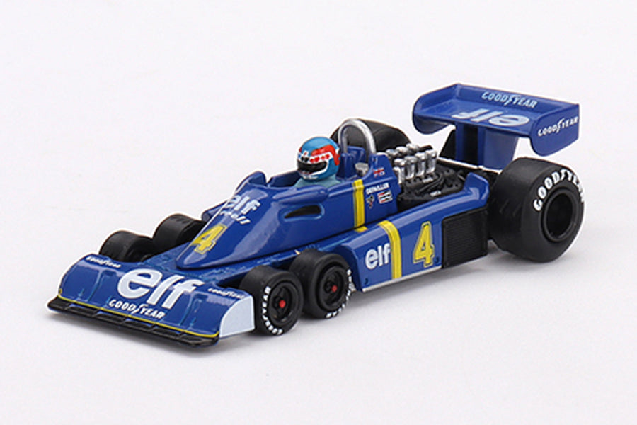 [ Back-order ] TSM MINI-GT MGT00584-L 1:64 Tyrrell P34 Swedish GP 1976 2nd place car #4 Patrick Depailler model car