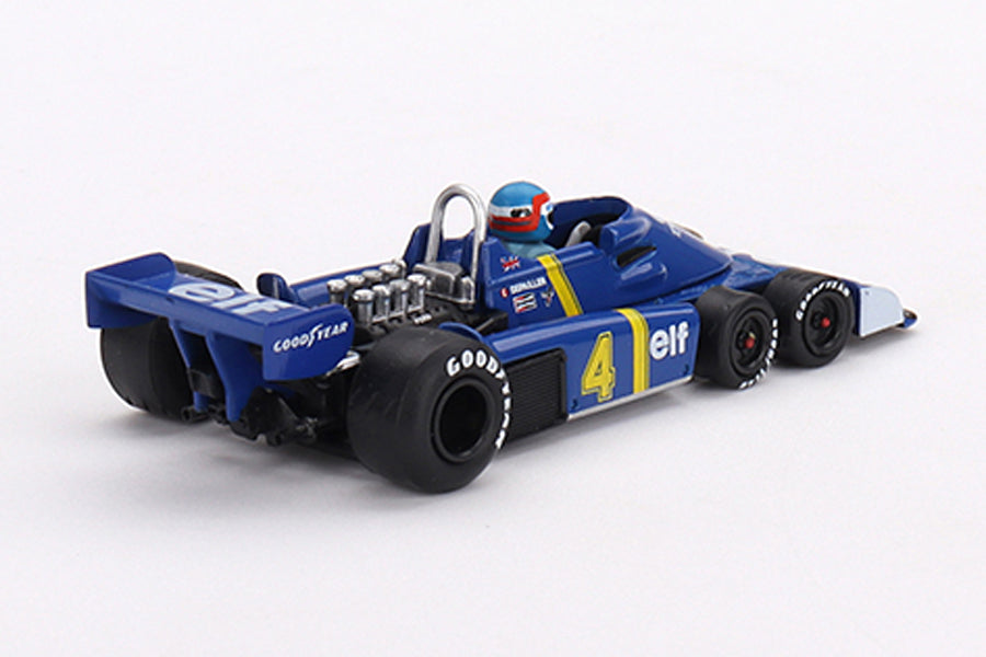 [ Back-order ] TSM MINI-GT MGT00584-L 1:64 Tyrrell P34 Swedish GP 1976 2nd place car #4 Patrick Depailler model car