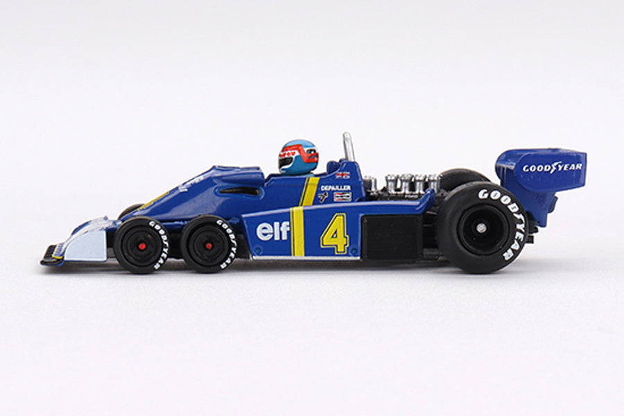 [ Back-order ] TSM MINI-GT MGT00584-L 1:64 Tyrrell P34 Swedish GP 1976 2nd place car #4 Patrick Depailler model car