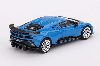 [ Back-order ] TSM MINI-GT MGT00586-L 1:64 Bugatti Centodieci Bugatti Blue LHD model car
