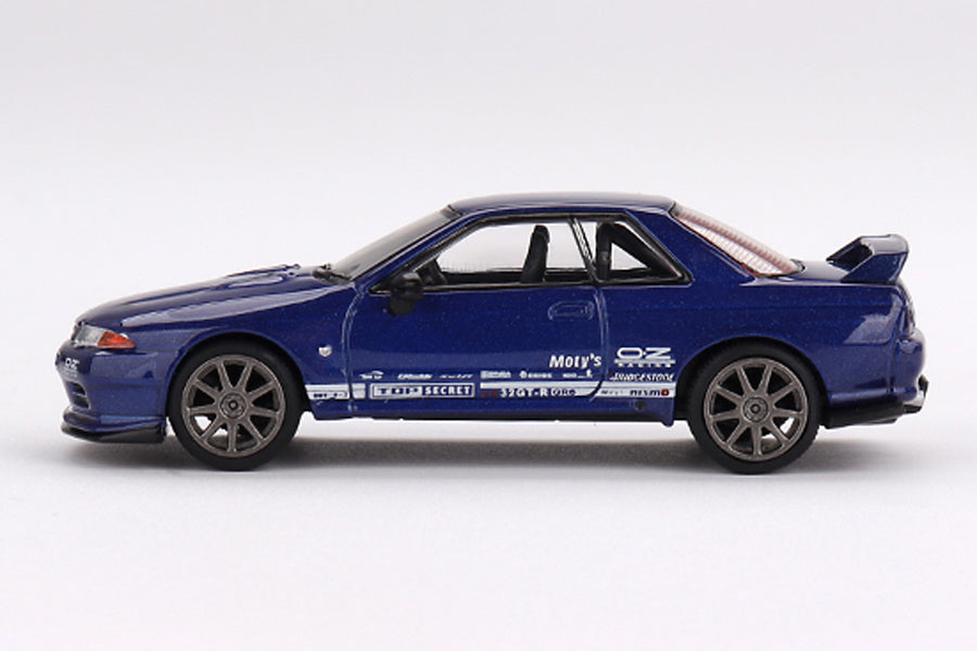 [ Back-order ] TSM MINI-GT MGT00589-R 1:64 Nissan Skyline GT-R VR32 Top Secret Metallic Blue RHD  model car