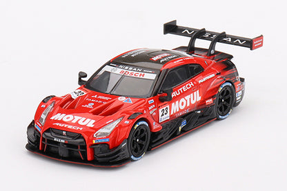 [ Back-order ] TSM MINI-GT MGT00595-L 1:64 Nissan GT-R Nismo GT500 NISMO SUPER GT Series 2021 #23 "MOTUL AUTECH GT-R" LHD model car