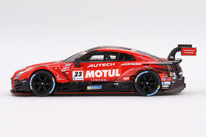 [ Back-order ] TSM MINI-GT MGT00595-L 1:64 Nissan GT-R Nismo GT500 NISMO SUPER GT Series 2021 #23 "MOTUL AUTECH GT-R" LHD model car