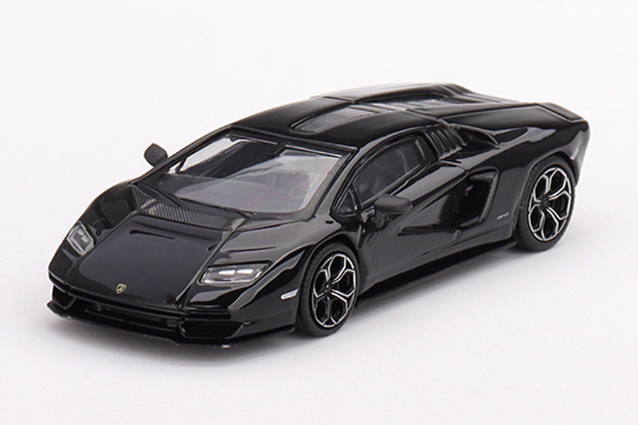 [ Back-order ] TSM MINI-GT MGT00607-L 1:64 Lamborghini Countach LPI 800-4 Nero Maia Black model car