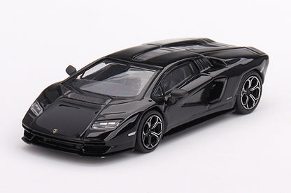 [ Back-order ] TSM MINI-GT MGT00607-L 1:64 Lamborghini Countach LPI 800-4 Nero Maia Black model car